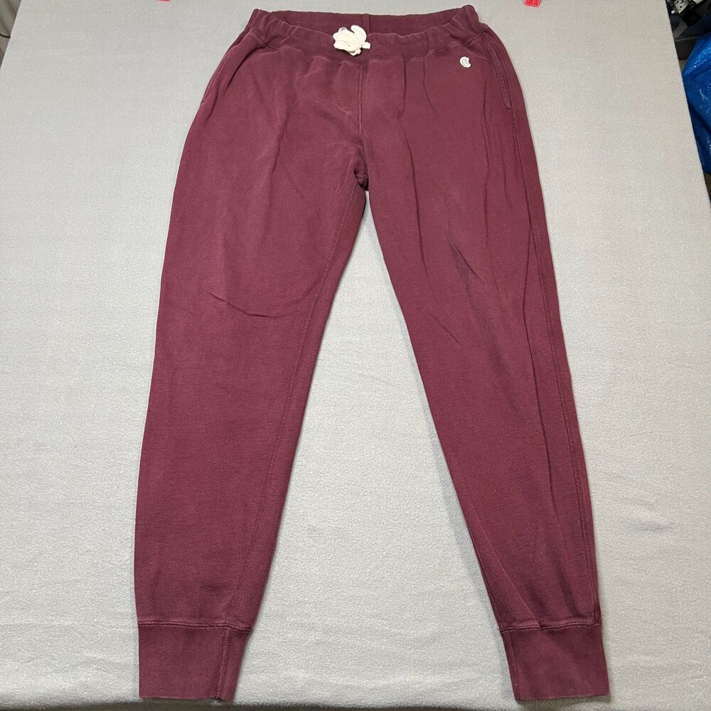 Champion x Todd Snyder Jogger Sweatpants Mens 2XL Maroon French Terry Drawstring